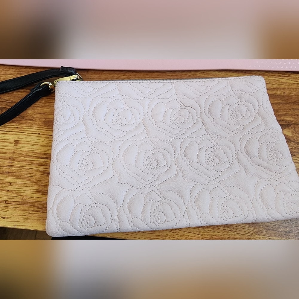 Betsy Johnson Rose Zip Pouch